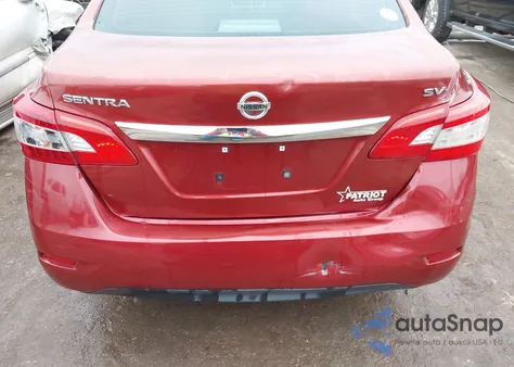 2015 Nissan Sentra Fe+ S/S/Sl/Sr/Sv from USA, damaged, VIN 3N1AB7AP8FY218109
